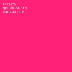 #FF2175 - Radical Red Color Image